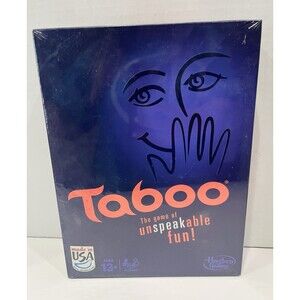 Taboo The Game of Unspeakable Fun! Unopened/Sealed Game 4+ Players Ages 13+ New